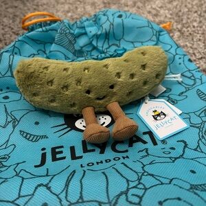 Jellycat Amuseable Pickle Soft & Plush 3x6" Authentic BNWT